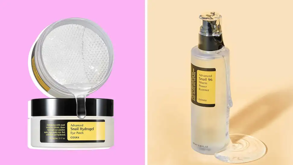 Cosrx Snail Mucin and eye patches