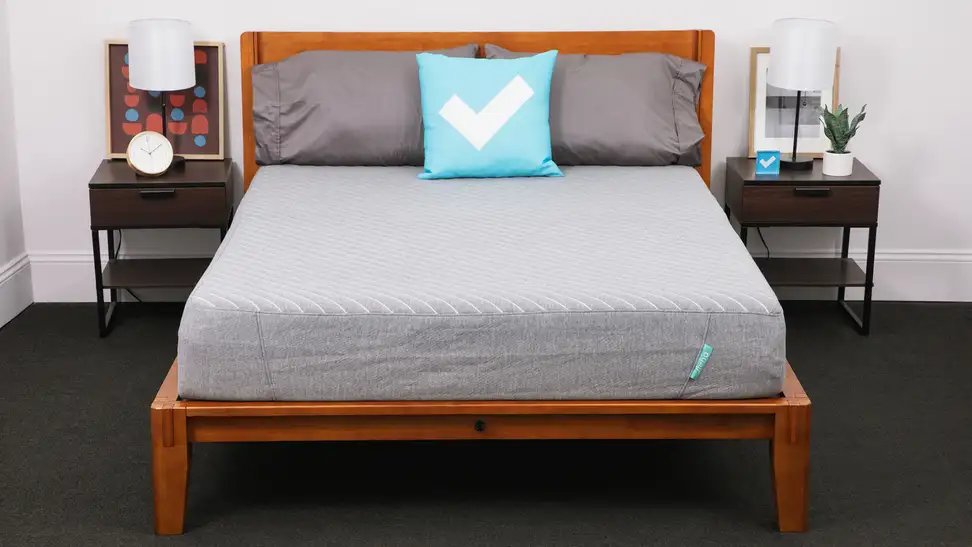 The Siena Memory Foam mattress in a bedroom.