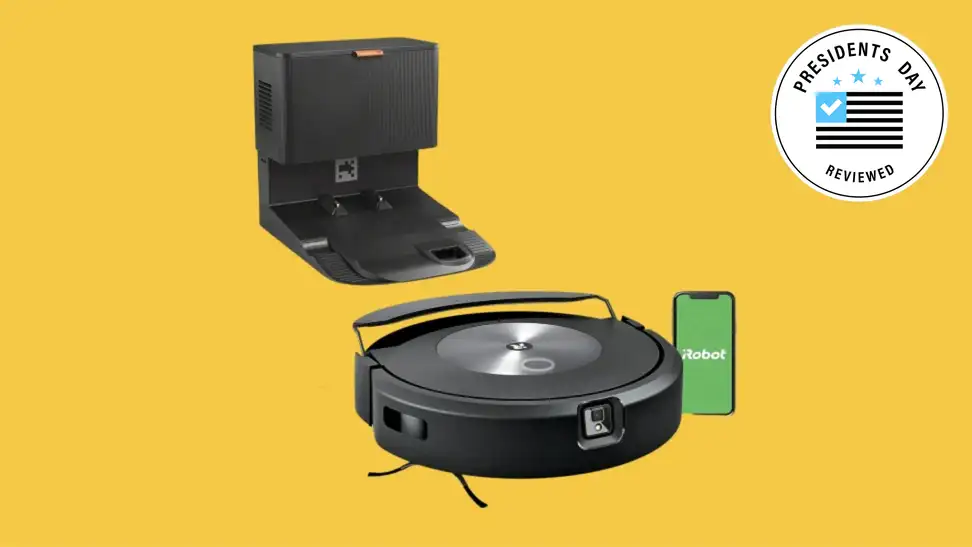 iRobot on yellow background