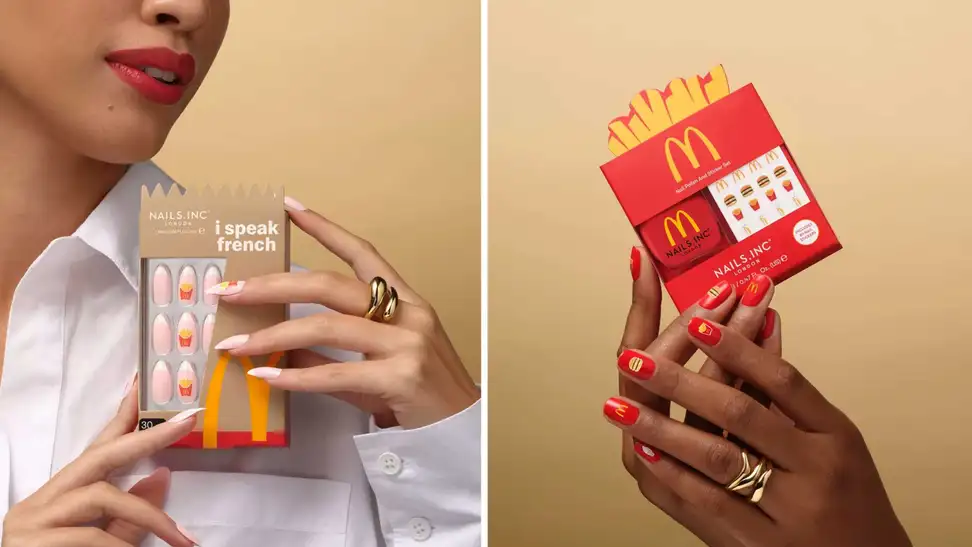 McDonald's x Nails Inc. collab: Shop nail stickers, press-on nails, and more