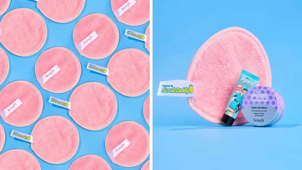 Clean your pores with the new Benefit Cosmetics x Scrub Daddy collab