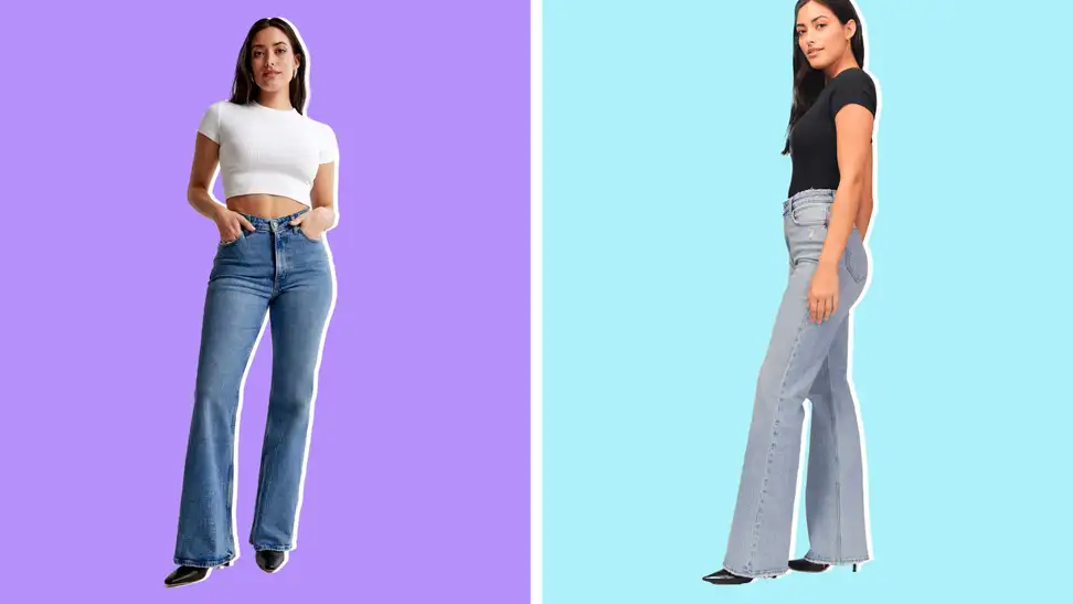 Abercrombie & Fitch jeans on sale: Save 15% on the Curve Love High Rise Vintage Flare Jean