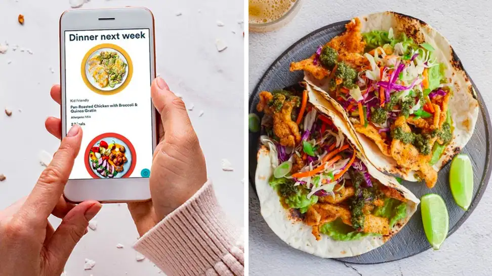 Gobble meal kits on a table