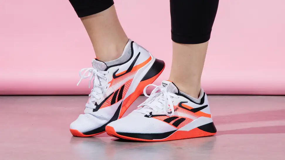 Close up of Reebok Nano X4 shoes.