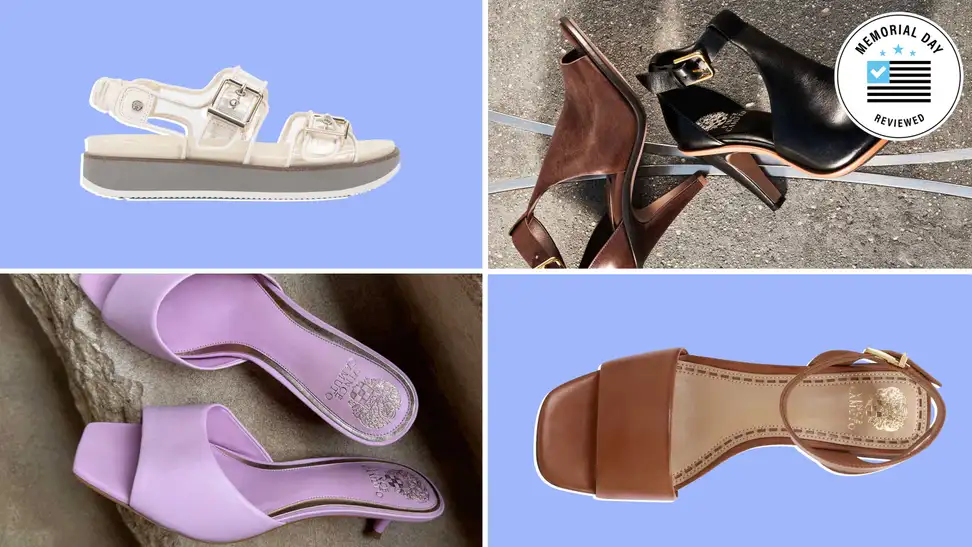 Vince Camuto sandals, wedges, and kitten heels.