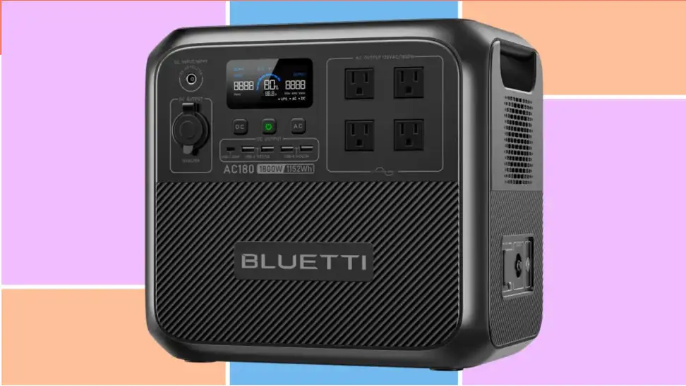 A Bluetti Power station.