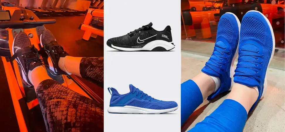 Left: Nike ZoomX SuperRep Surge; Right: APL TechLoom Tracer