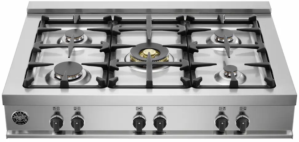 One of Bertazzoni's new cooktops