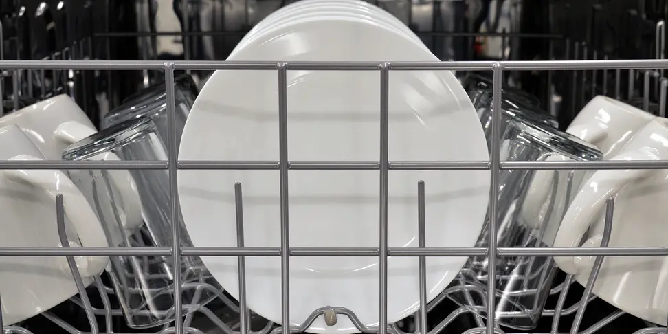 IKEA Upper Rack with dishes