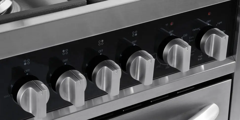 Haier HCR2250ADS rangetop controls