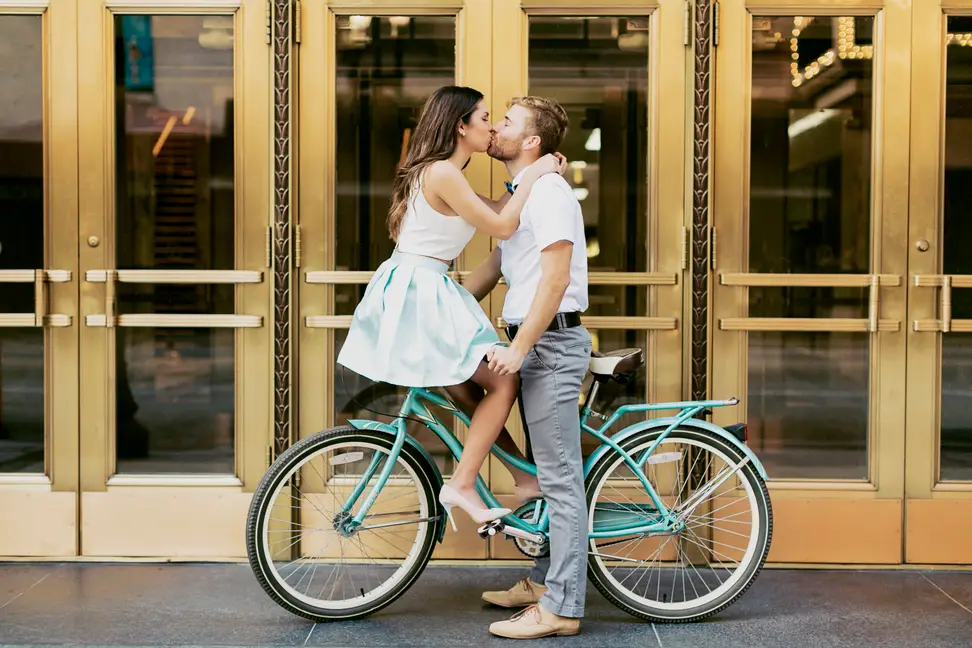 Couple on bike