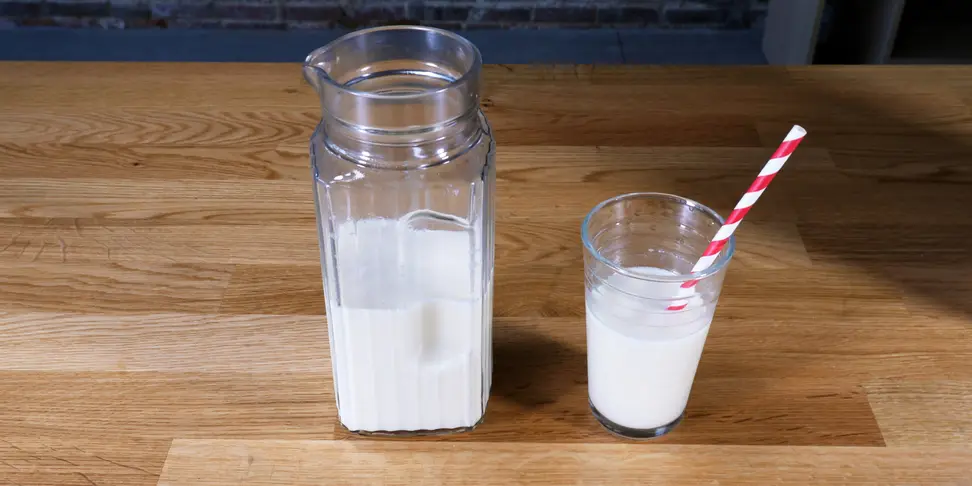 Homemade almond milk