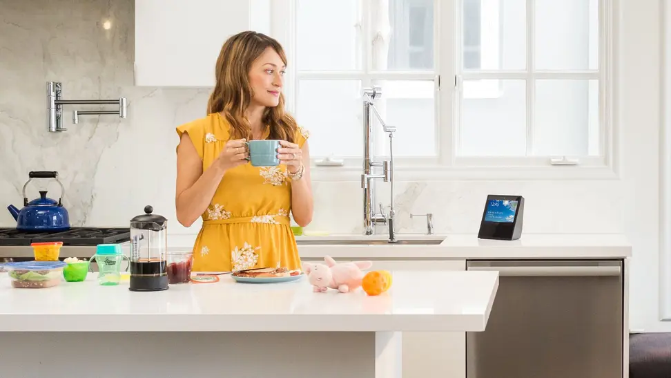 Amazon Echo Show in Kitchen