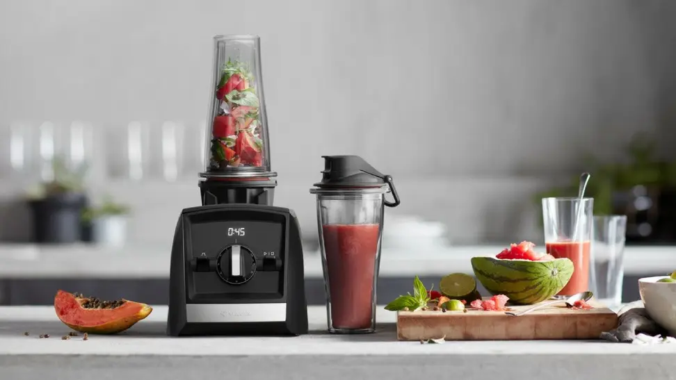 The recently-recalled Vitamix A2300 with 20-ounce blending cup.