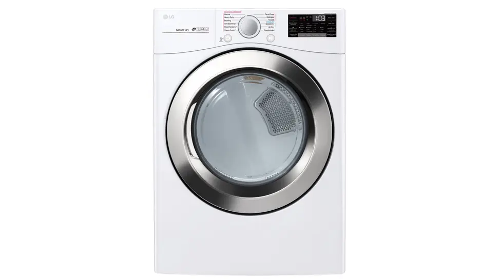 The LG DLEX3700W dryer