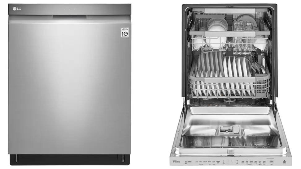 The LG LDP6797ST dishwasher