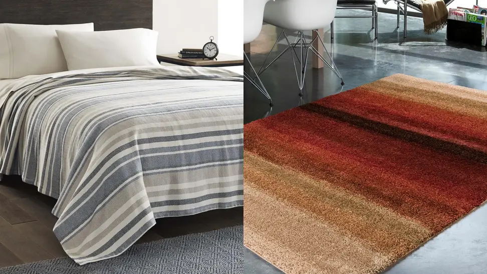 The Eddit Bauer Herringbone Cotton blanket