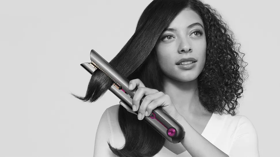A photo of the Dyson Corrale hair straightener.