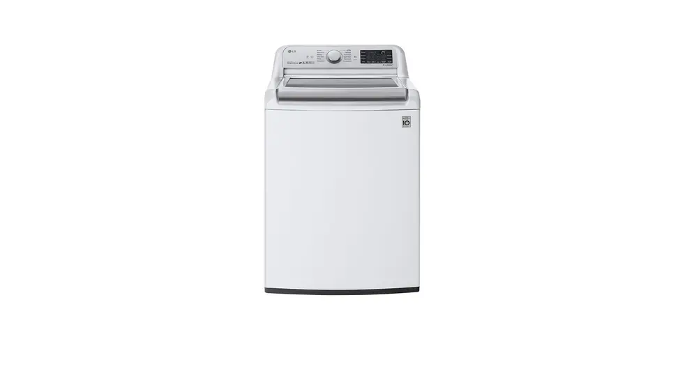 The LG WT7800CW conquerors mountains of laundry with its size