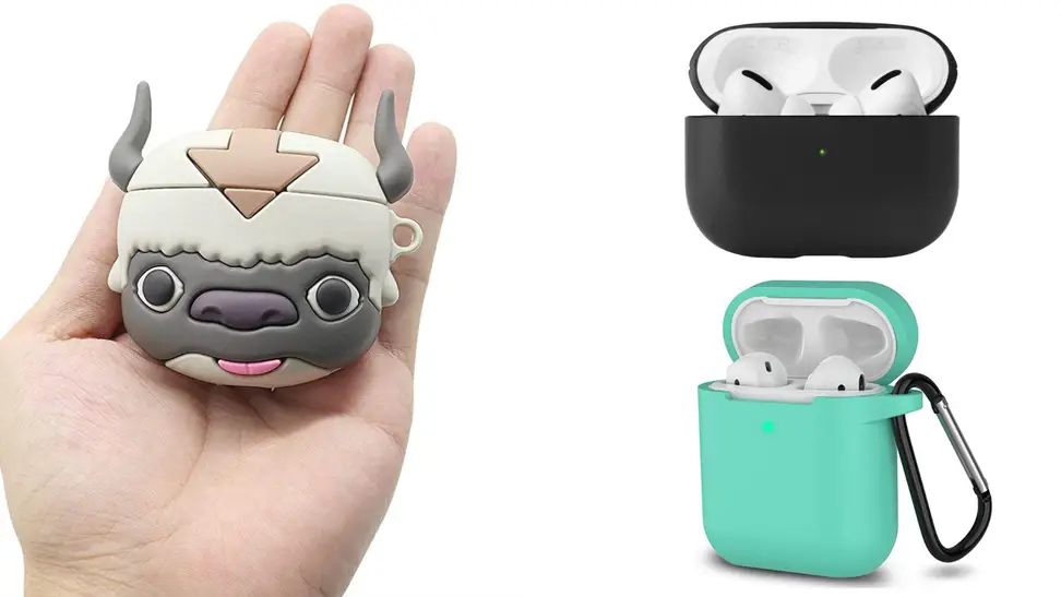 Three AirPods cases