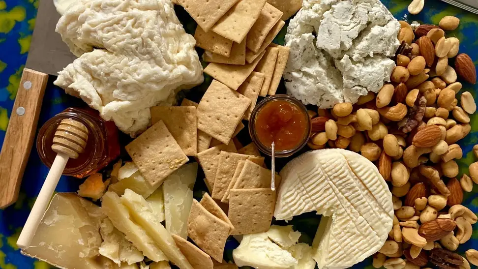 The key to a great cheese board is quality cheese.