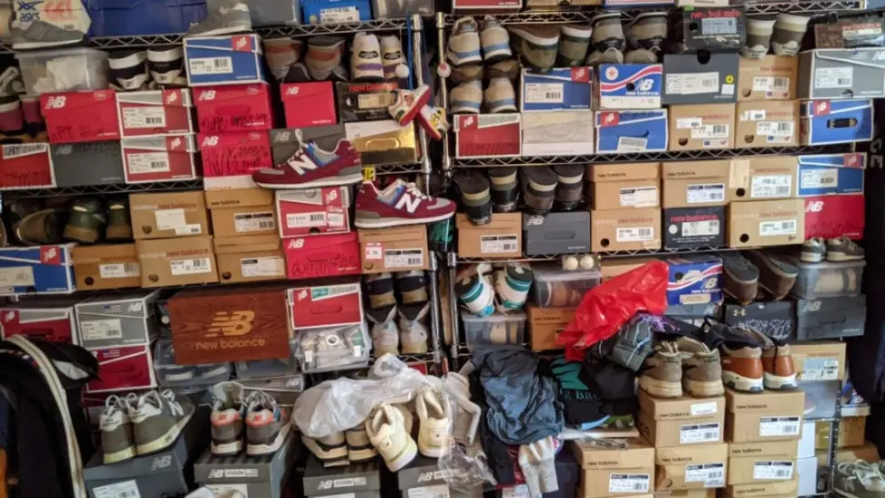 Massive collection of New Balance sneakers by sneakerhead Richie Roxas, who has been collecting sneakers since 1994.