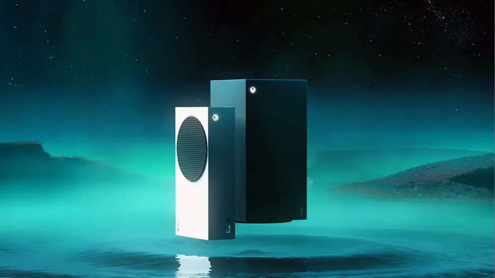The Xbox Series S and the Xbox Series X side by side
