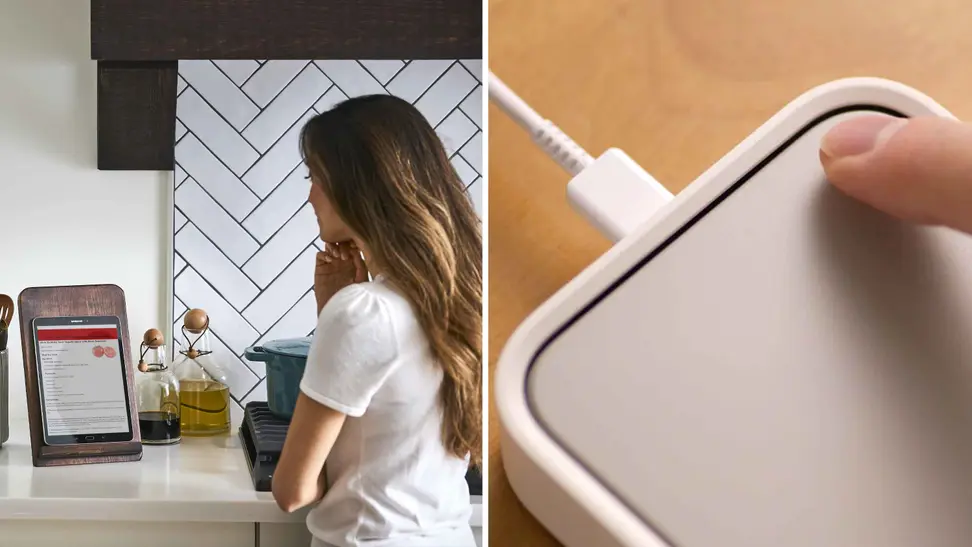 Photo of Samsung's SmartThings Station.