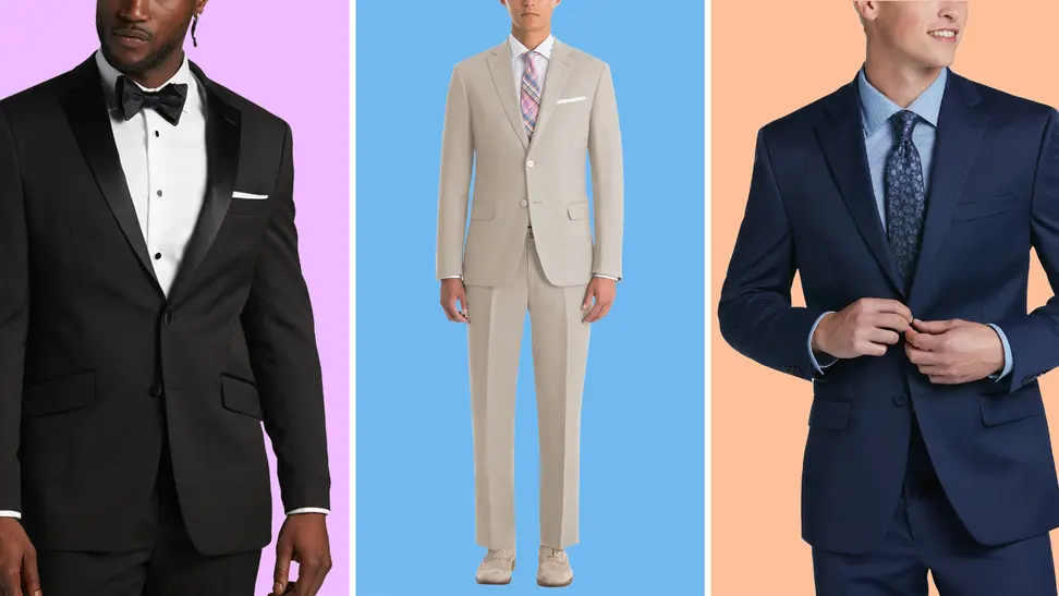 Three men wearing suits.