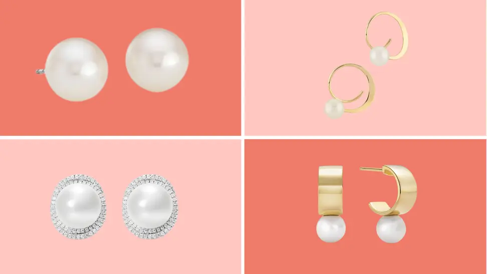 Pearl earrings