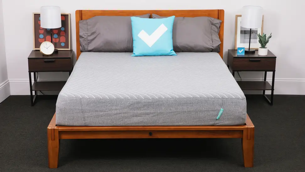 The Siena Memory Foam mattress in a bedroom.