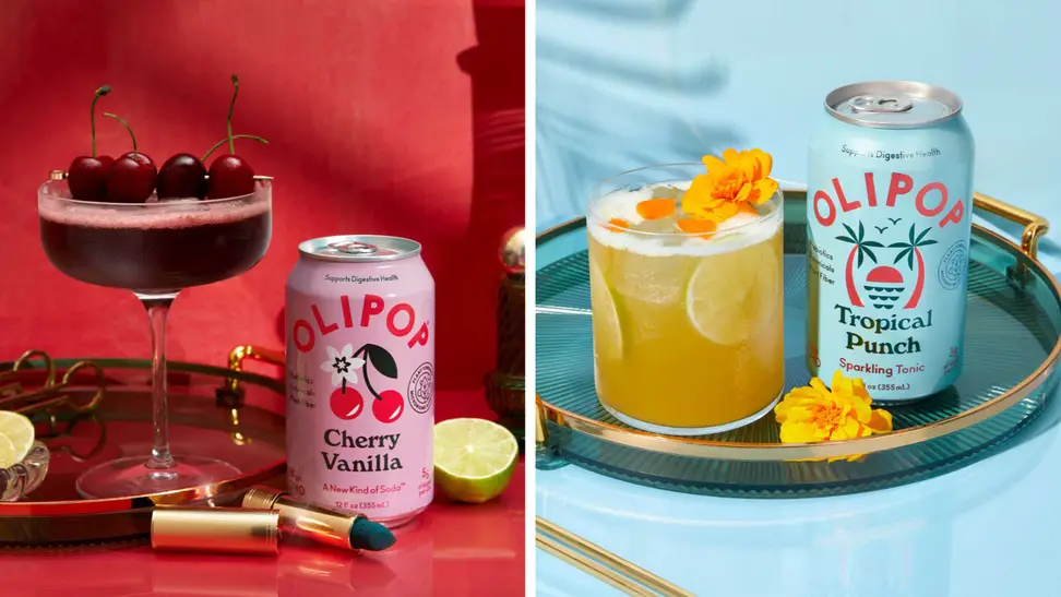 Olipop sodas for mocktails during Dry January