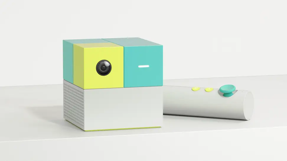 A Nex Playground box and remote