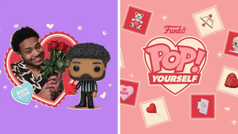 Funko Pop! yourself: Create a custom Funko Pop! figurine for Valentine's Day