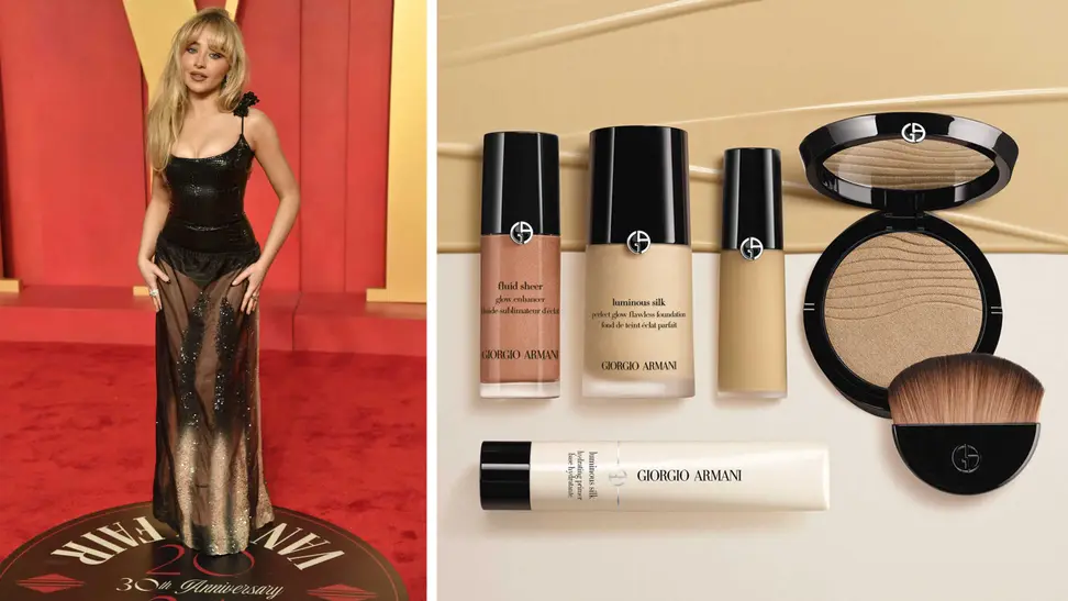Sabrina Carpenter at Vanity Fair Oscar Party: Recreate her Armani beauty makeup look