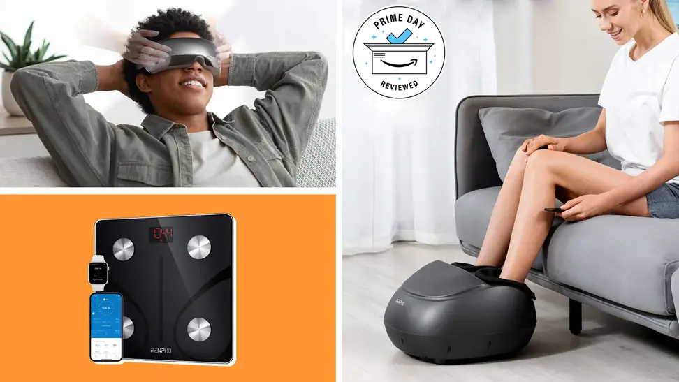 Renpho eye massager, scale, and foot massager