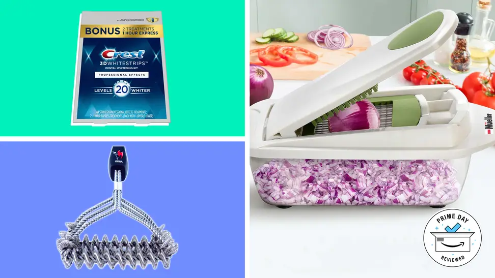Our readers are loving these discounts on a Kona grill brush, Crest Whitestrips, Mueller veggie chopper