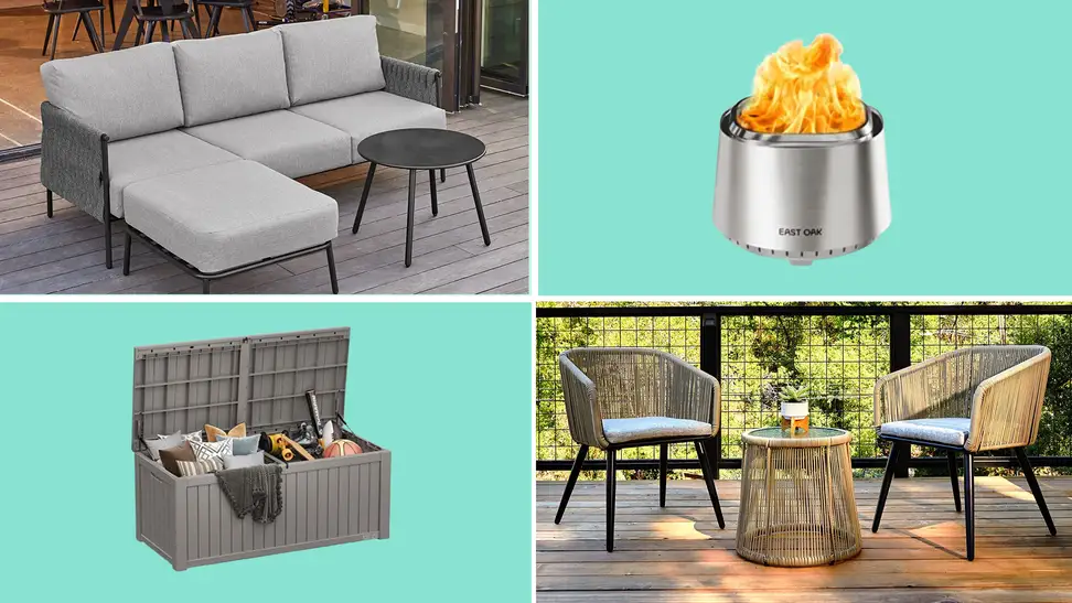 East Oak on Amazon has plenty of patio furniture essentials